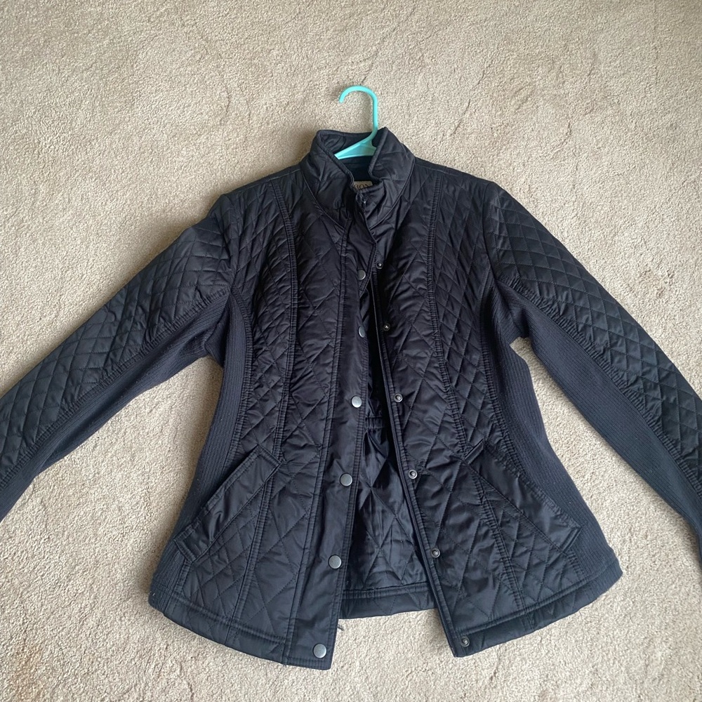 Merona Women’s Quilted Cinched-Waist Jacket